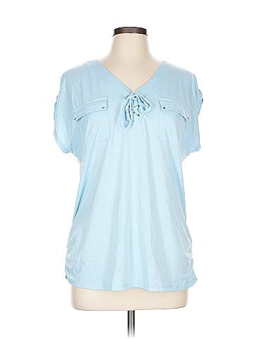 Daisy Fuentes Short Sleeve Blouse (view 1)