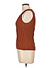 Chico's Design Orange Brown Sweater Vest Size Lg (2) - photo 4
