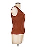 Chico's Design Orange Brown Sweater Vest Size Lg (2) - photo 3
