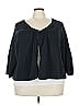 Woman Within 100% Cotton Black Cardigan Size 4X - photo 1