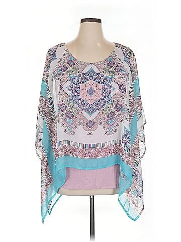Roz & Ali 3/4 Sleeve Blouse (view 1)