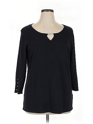 JM Collection Pullover Sweater (view 1)