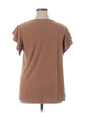Perfect Peach Short Sleeve Top (view 2)