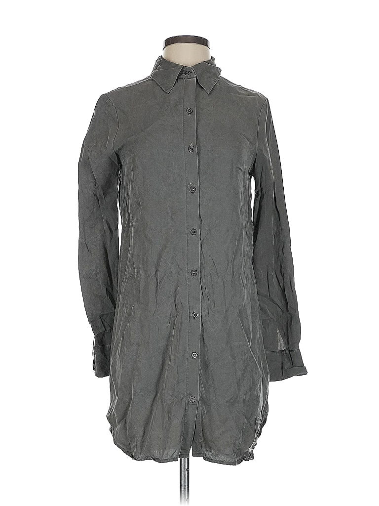 WAYF 100% Rayon Gray Casual Dress Size XS - photo 1