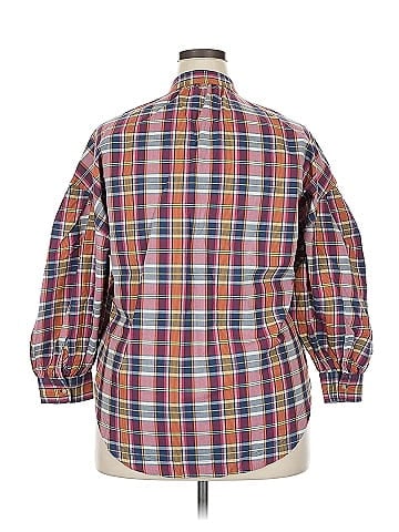 Lauren by Ralph Lauren 3/4 Sleeve Button-Down Shirt (view 2)