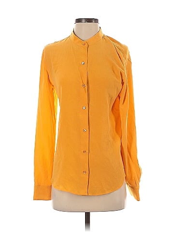Equipment Long Sleeve Silk Top (view 1)