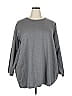 Woman Within Gray Sweatshirt Size 26 - photo 1