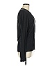 Elan 100% Linen Black Pullover Sweater Size M - photo 3