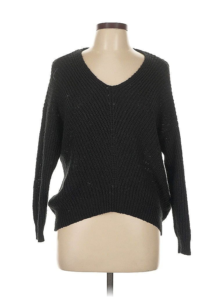 Pre-owned Jdy Pullover Sweater In Black