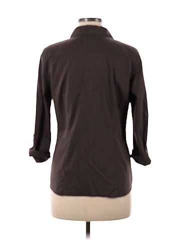 Worthington 3/4 Sleeve Button-Down Shirt (view 2)