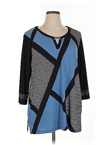 JM Collection 3/4 Sleeve Blouse (view 1)