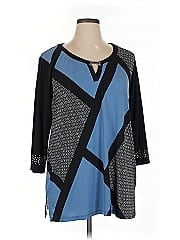 Jm Collection 3/4 Sleeve Blouse