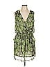 Collective Concepts 100% Polyester Tropical Green Cocktail Dress Size L - photo 1