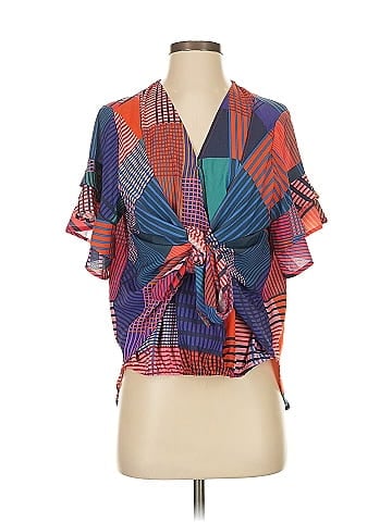 Umgee Short Sleeve Blouse (view 1)