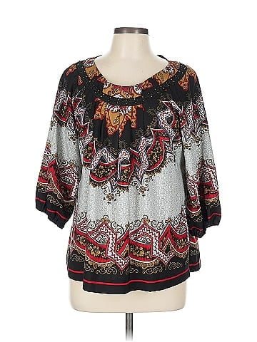 Nicole by Nicole Miller 3/4 Sleeve Blouse (view 1)