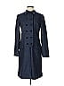 Tocca Blue Wool Coat Size 6 - photo 1