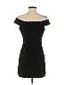 Silence and Noise Solid Black Cocktail Dress Size S - photo 2