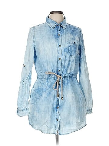 Life in Progress Long Sleeve Button-Down Shirt (view 1)