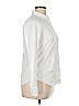 Ann Taylor Solid White Ivory Long Sleeve Button-Down Shirt Size 14 - photo 3