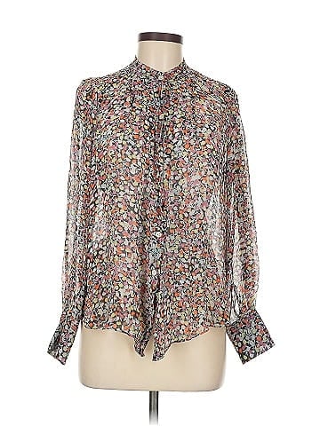 Equipment Long Sleeve Blouse (view 1)