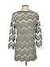 Travelers by Chico's Chevron-herringbone Silver Gray Pullover Sweater Size Sm (0) - photo 2