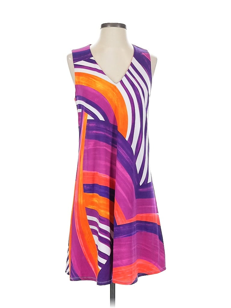 Click to view more detailed imagery on our partner's website Pre-owned Julie Brown Casual Dress In Purple