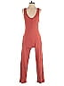 Lezat Solid Red Jumpsuit Size S - photo 1