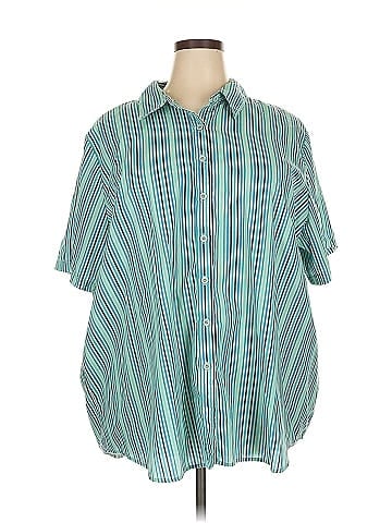 Roaman's Short Sleeve Button-Down Shirt (view 1)