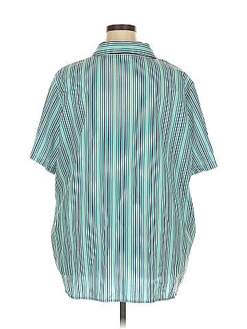 Roaman's Short Sleeve Button-Down Shirt (view 2)