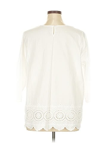 St. John's Bay 3/4 Sleeve Blouse (view 2)