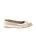 Salvatore Ferragamo Ivory Gold Flats Size 7 - photo 1