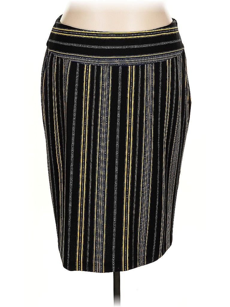 Ashley Stewart Stripes Black Casual Skirt Size 22 - photo 1
