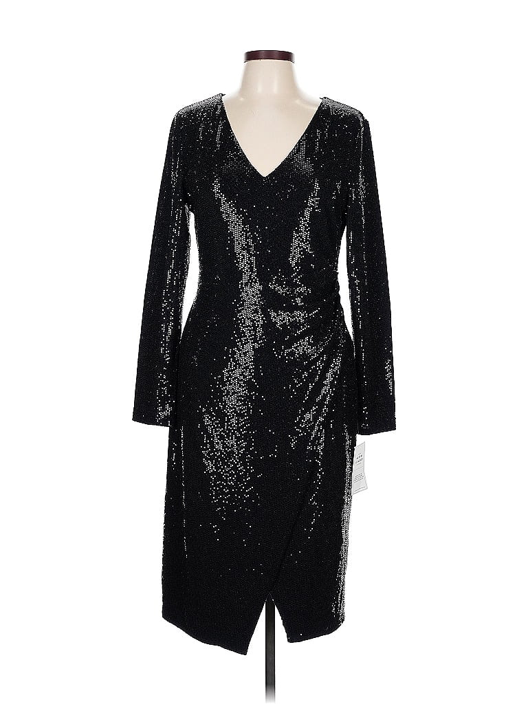 Black Halo Black Cocktail Dress Size 12 - photo 1