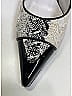 Chanel 100% Tweed Paisley Silver White Vintage Tweed Pearl-Accent Heels Size EU 41 - photo 5