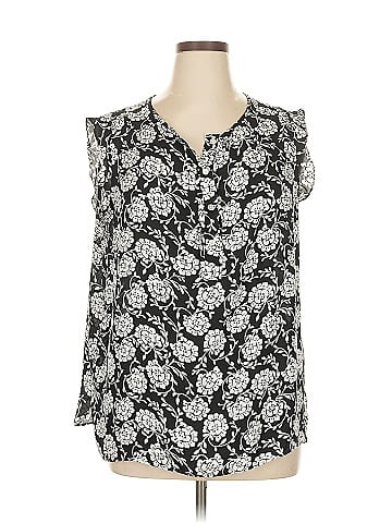 ann taylor loft sleeveless blouse