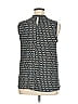 Ann Taylor LOFT 100% Rayon Gray Sleeveless Blouse Size XL - photo 2