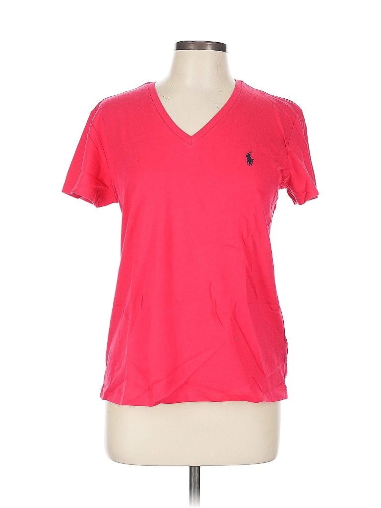 Ralph Lauren Sport 100% Cotton Pink Short Sleeve Polo Size L - photo 1