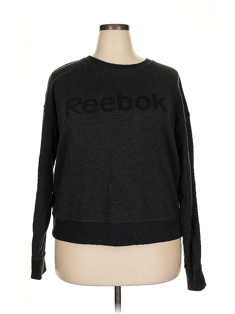 Pre-owned Reebok Sweatshirt In Black
