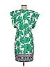 Eliza J 100% Polyester Print Green Cocktail Dress Size 6 - photo 2