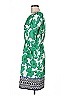 Eliza J 100% Polyester Print Green Cocktail Dress Size 6 - photo 5