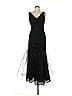 ML Monique Lhuillier 100% Polyester Black Cocktail Dress Size 6 - photo 1