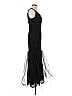 ML Monique Lhuillier 100% Polyester Black Cocktail Dress Size 6 - photo 3