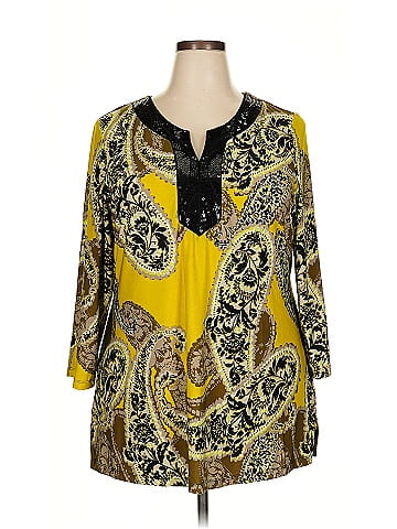 JM Collection 3/4 Sleeve Blouse (view 1)