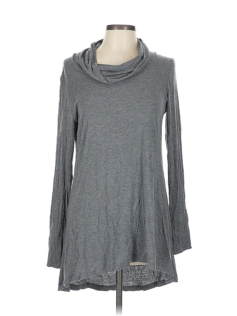 Cuddl Duds Gray Long Sleeve Turtleneck Size L - photo 1