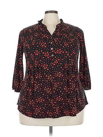 Roz & Ali 3/4 Sleeve Blouse (view 1)