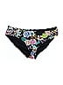 No Boundaries Floral Black Swimsuit Bottoms Size L - photo 1