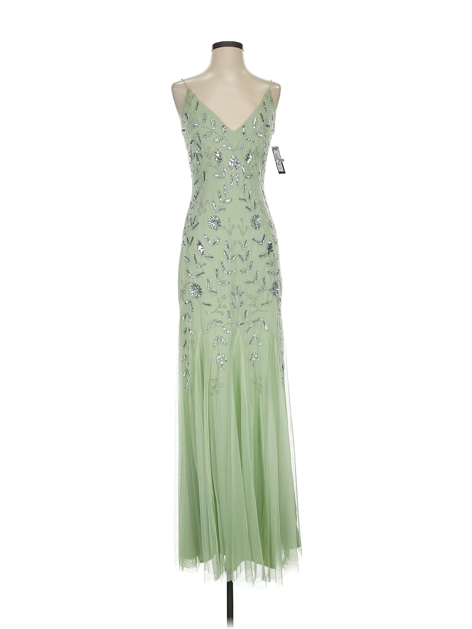 Jump Apparel 100% Polyester Green Cocktail Dress Size 5