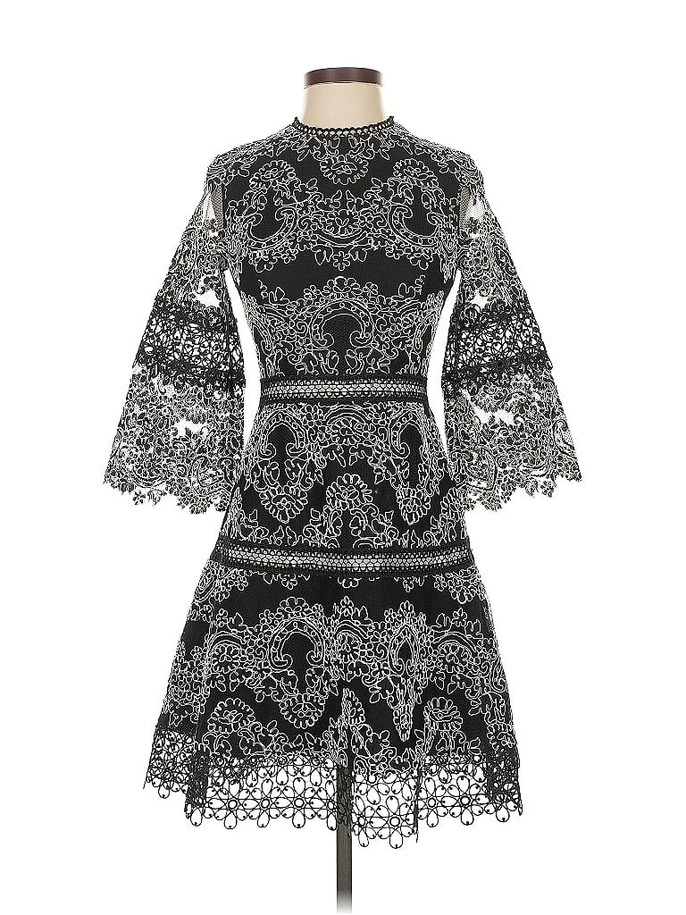 Alexis 100% Polyester Black Cocktail Dress Size XS - photo 1