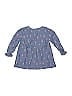 Just One You Made by Carter's 100% Cotton Blue 3/4 Sleeve Blouse 3-6 MO / 6 MO - photo 2