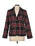 Talbots Plaid Red Blazer Size 10 - photo 1